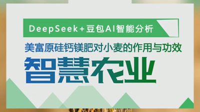 老铁们，马上准备冬小麦种植肥料了，我们用AI智慧农业分析了，美富原，叶碳酶乳酸肽活性硅，中药提取物加矿源，加枯草芽孢杆菌和胶冻样类芽孢杆菌的，中微量元素肥料硅钙镁肥，对小麦提质增产作用功效做分析，大家
