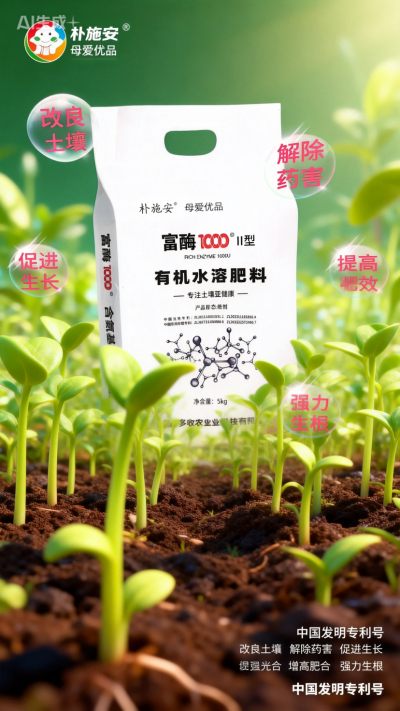 好肥料就选富酶1000有机水溶肥