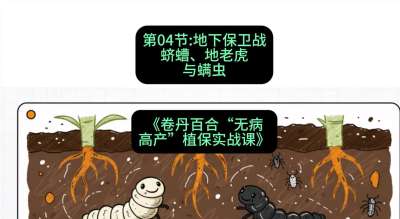 第04节：地下保卫战&mdash;&mdash;蛴螬、地老虎与螨虫 ，课程：《卷丹百合&ldquo;无病高产&rdquo;植保实战课》#识农AI