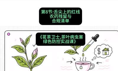第08节：舌尖上的红线&mdash;&mdash;农药残留与合规清单，课程：《茗茶卫士&mdash;&mdash;茶叶病虫害绿色防控实战课》#识农AI